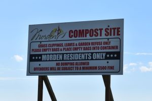 Compost Site sign