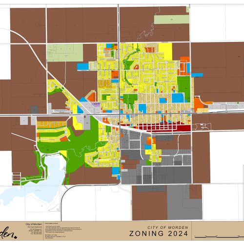 Morden Zoning Map