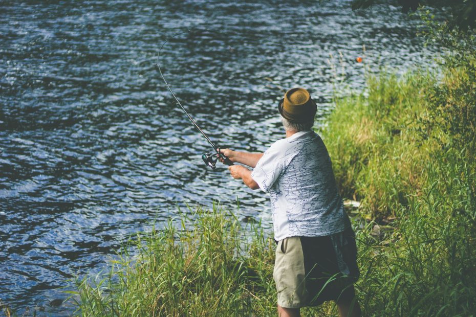 Man fishing